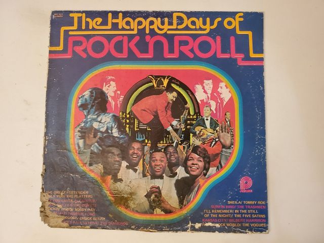 Various Artists The Happy Days of Rock 'n' Roll vinyl record