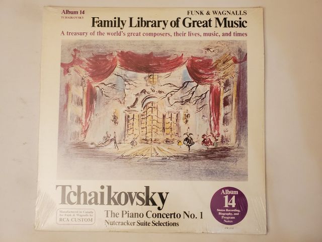 Tchaikovsky The Piano Concerto No. 1 / Nutcracker Suite Selections vinyl record
