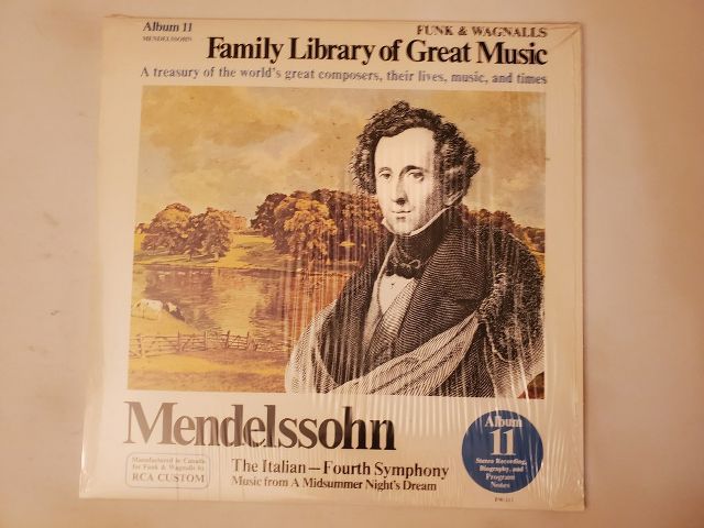 Mendelssohn The Italian - Fourth Symphony & Music from A Midsummer Night's Dream vinyl record