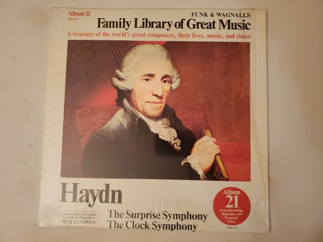 Joseph Haydn The Surprise Symphony / The Clock Symphony vinyl record