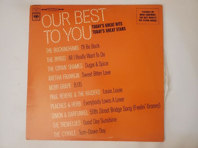 Various Artists Our Best to You vinyl record