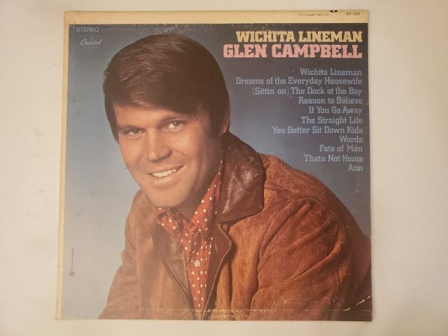 Glen Campbell Wichita Lineman vinyl record
