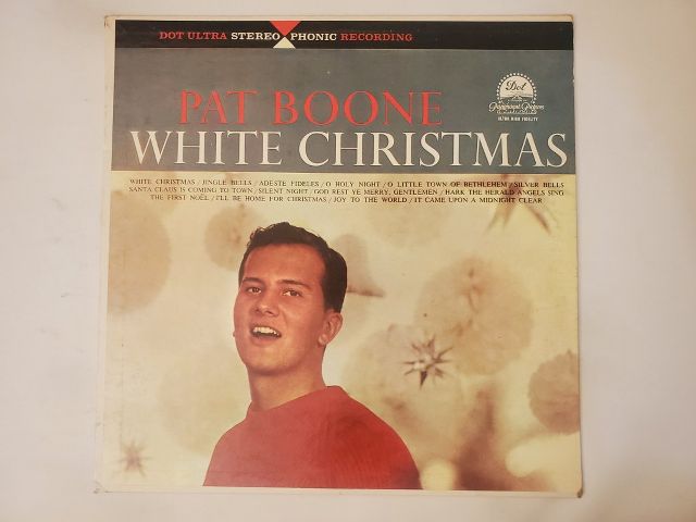 Pat Boone White Christmas vinyl record