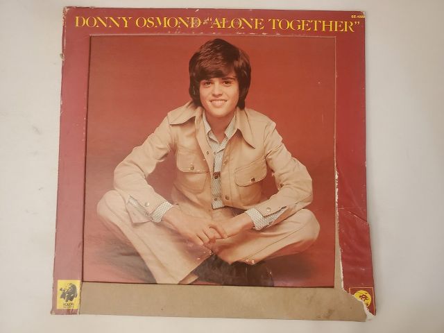 Donny Osmond Alone Together vinyl record