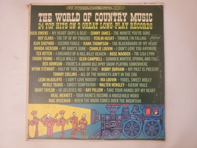 Various Artists The World of Country Music vinyl record