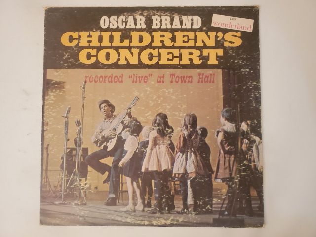 Oscar Brand Children's Concert vinyl record