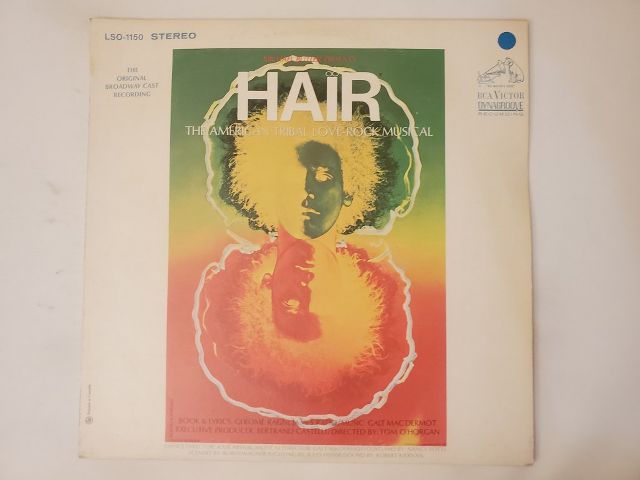 Original Broadway Cast Hair: The American Tribal Love-Rock Musical vinyl record