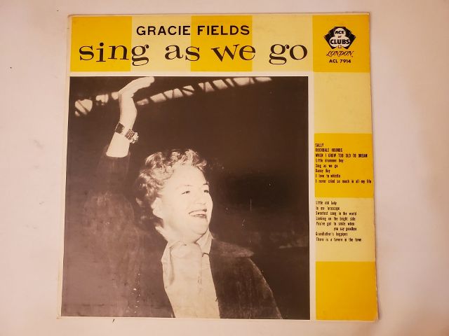 Gracie Fields Sing As We Go vinyl record