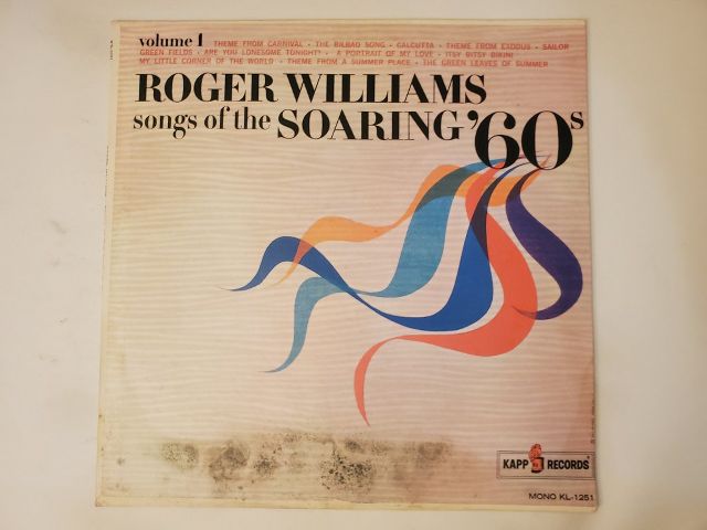 Roger Williams Songs of the Soaring 60s vinyl record