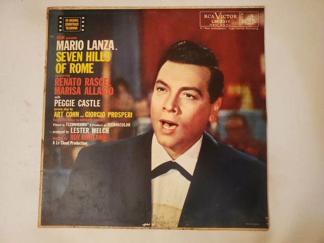 Mario Lanza Seven Hills of Rome vinyl record