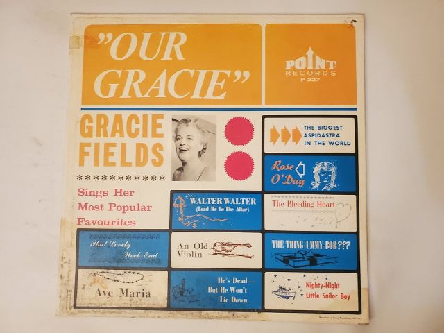 Gracie Fields Our Gracie vinyl record