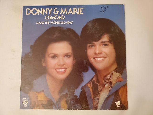 Donny & Marie Osmond Make the World Go Away vinyl record