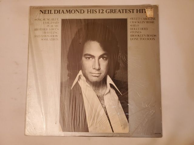Neil Diamond His 12 Greatest Hits vinyl record