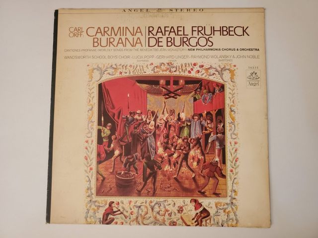 Carl Orff Carmina Burana vinyl record