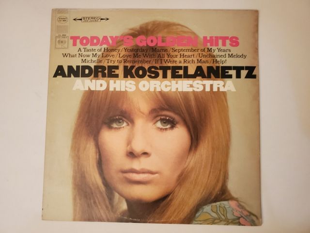 Andre Kostelanetz and his Orchestra Today's Golden Hits vinyl record