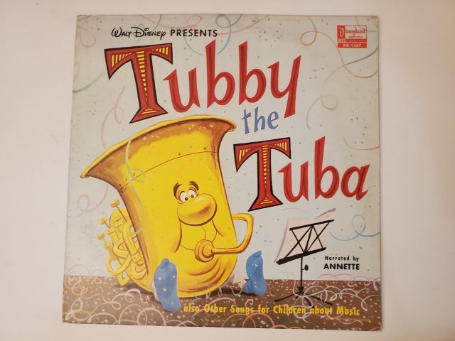 Walt Disney Tubby the Tuba vinyl record