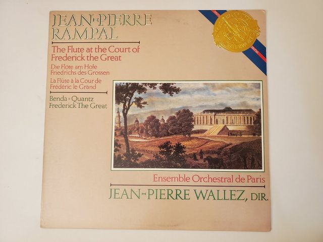 Jean-Pierre Rampal The Flute at the Court of Frederick the Great vinyl record