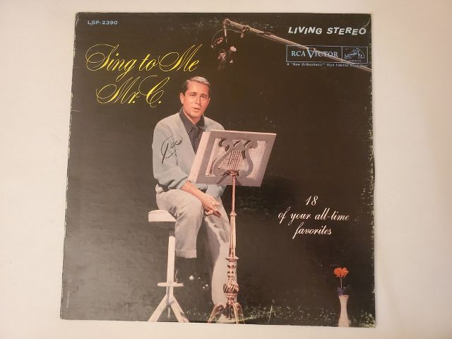 Perry Como Sing to Me Mr. C. vinyl record