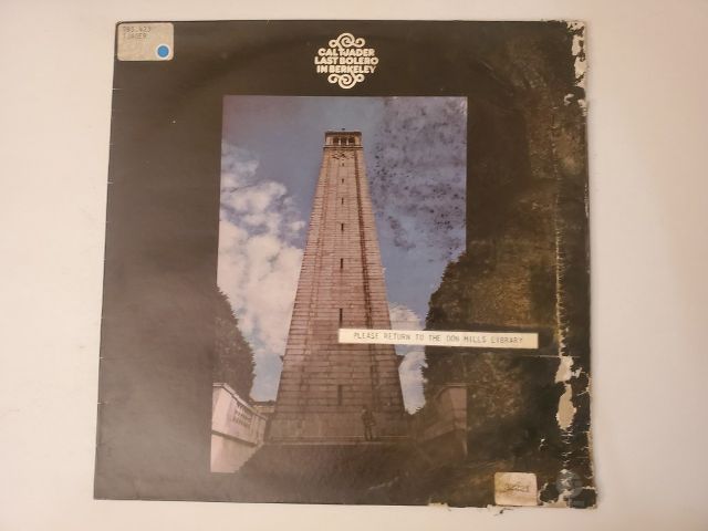 Cal Tjader Last Bolero in Berkeley vinyl record