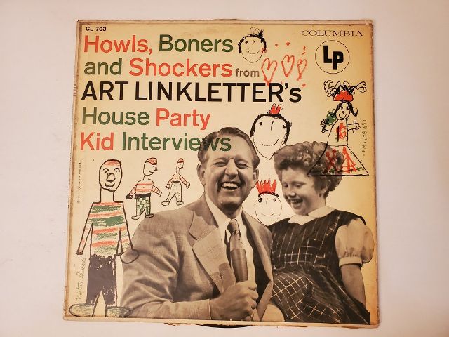 Art Linkletter Howls, Boners and Shockers from Art Linkletter's House Party Kid Interviews vinyl record