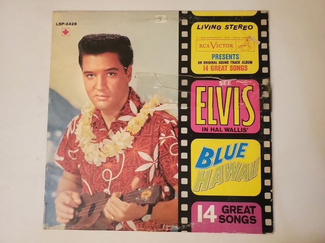 Elvis Presley Blue Hawaii vinyl record
