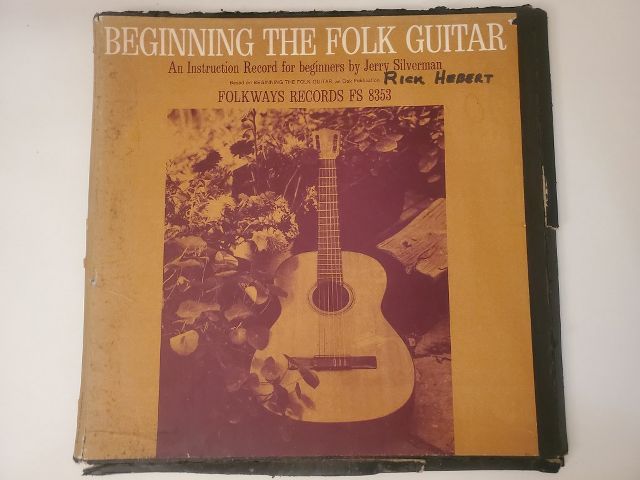 Jerry Silverman Beginning the Folk Guitar vinyl record