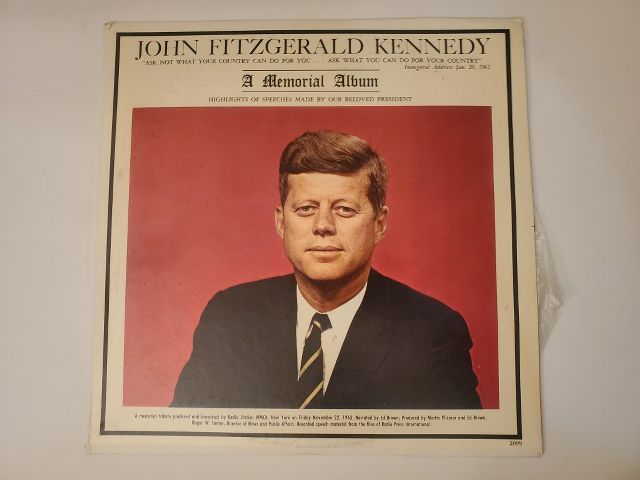 John Fitzgerald Kennedy A Memorial Album vinyl record
