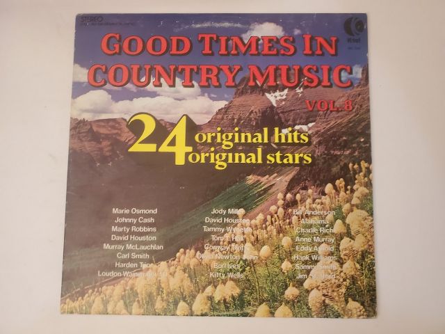 Various Artists Good Times in Country Music Vol. 8 vinyl record