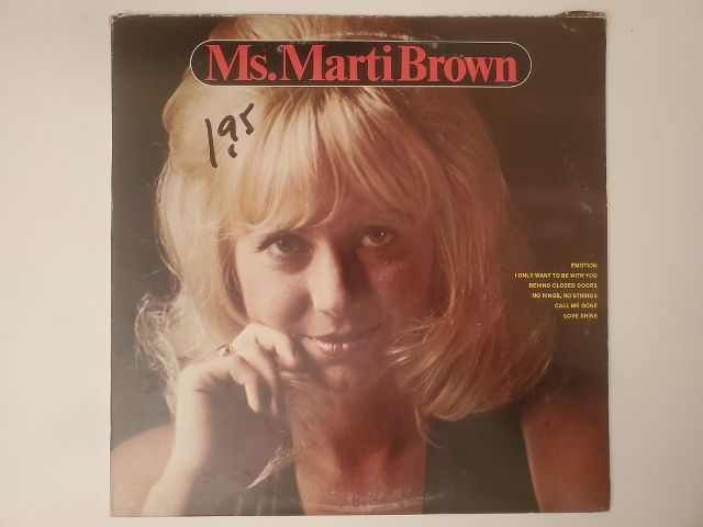 Ms. Marti Brown Unknown vinyl record