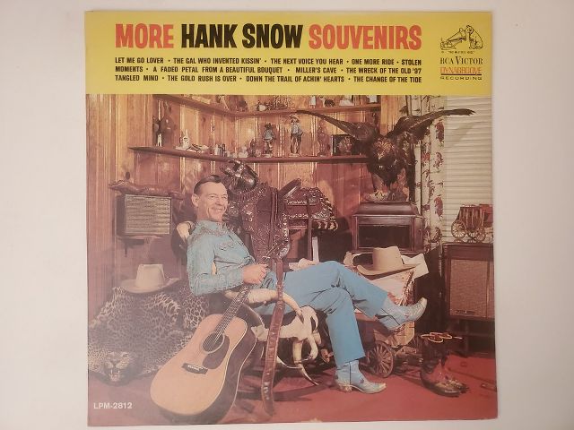 Hank Snow More Hank Snow Souvenirs vinyl record