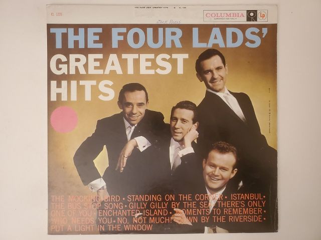 The Four Lads Greatest Hits vinyl record