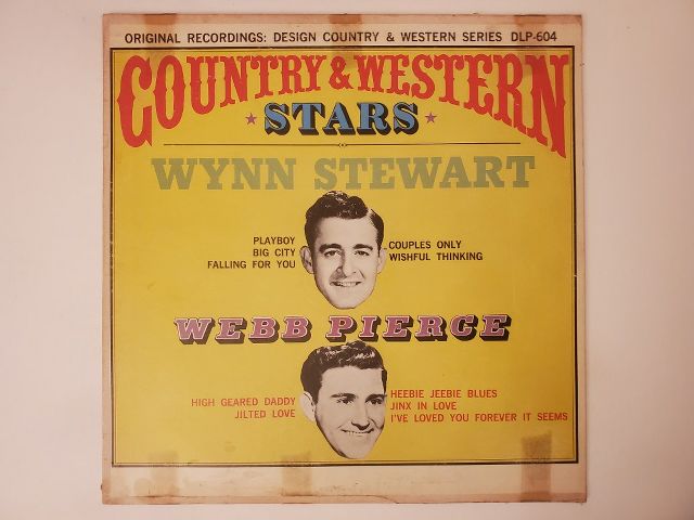 Wynn Stewart / Webb Pierce Country & Western Stars vinyl record