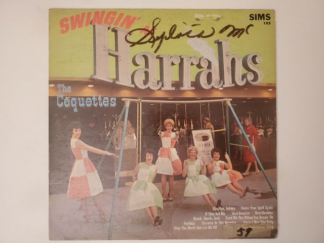 The Coquettes Swingin' at Harrahs vinyl record