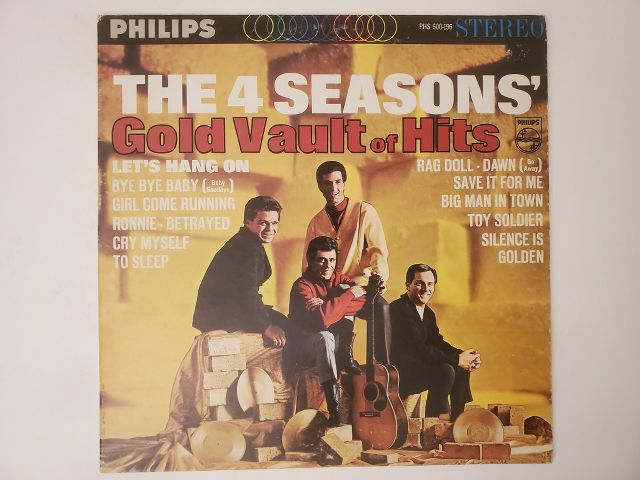 The 4 Seasons Gold Vault of Hits vinyl record
