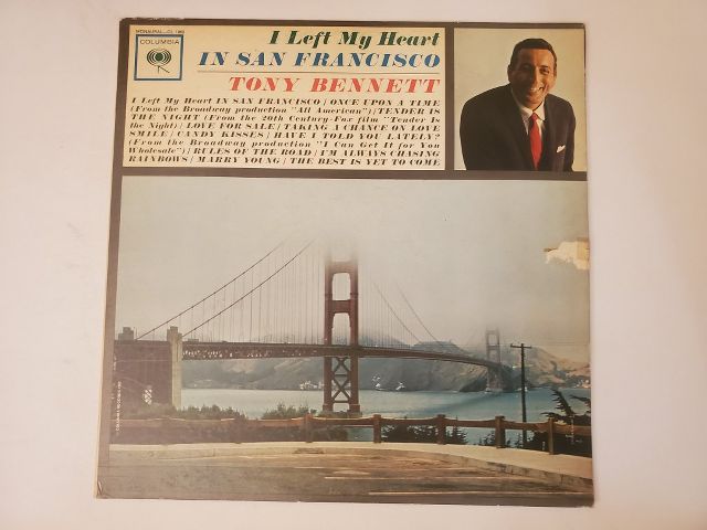 Tony Bennett I Left My Heart in San Francisco vinyl record