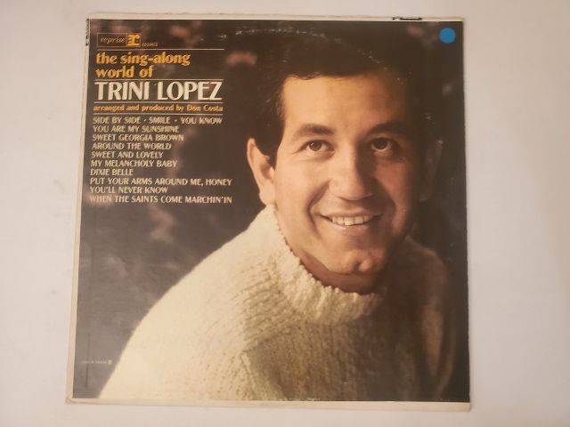 Trini Lopez The Sing-Along World of Trini Lopez vinyl record