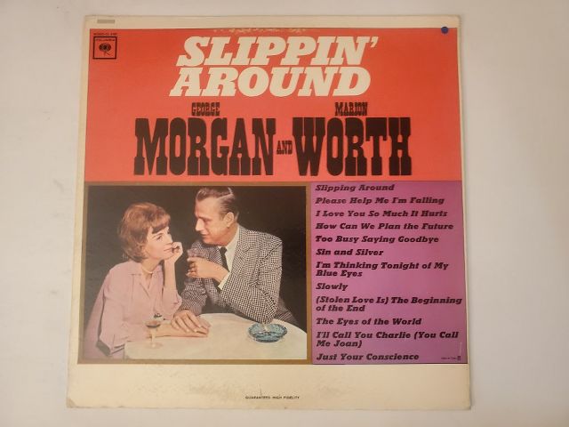 George Morgan and Marion Worth Slippin' Around vinyl record