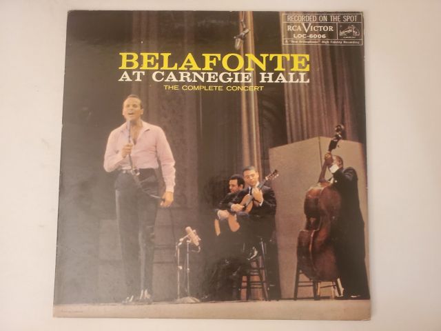 Harry Belafonte Belafonte at Carnegie Hall vinyl record
