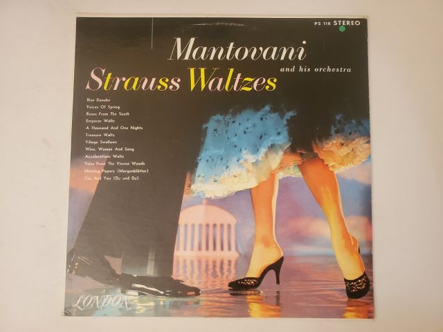 Mantovani and His Orchestra Strauss Waltzes vinyl record