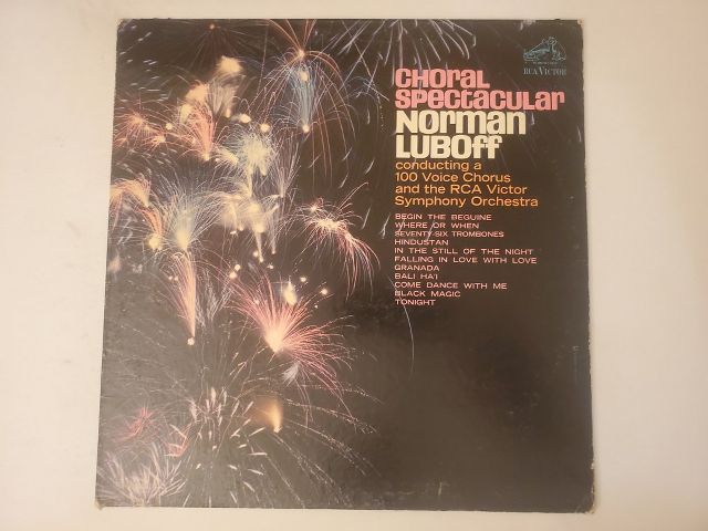 Norman Luboff Choral Spectacular vinyl record