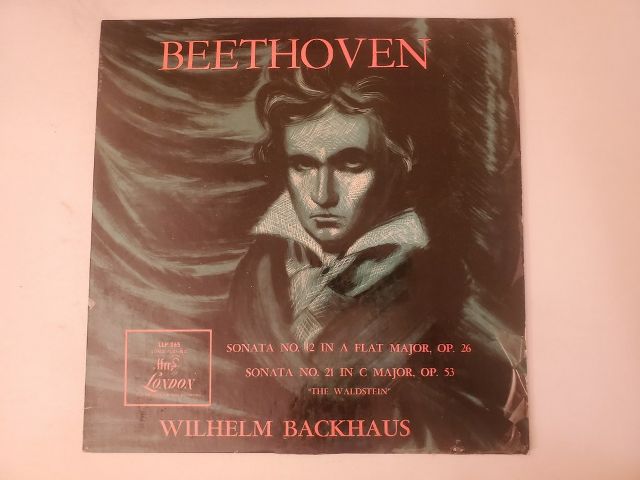 Wilhelm Backhaus Beethoven: Sonata No. 12 in A Flat Major, Op. 26; Sonata No. 21 in C Major, Op. 53 'The Waldstein' vinyl record
