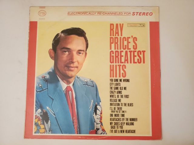 Ray Price Ray Price's Greatest Hits vinyl record