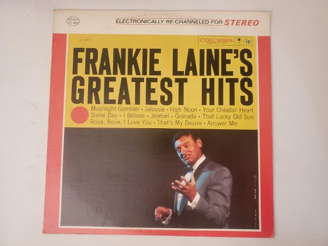 Frankie Laine Frankie Laine's Greatest Hits vinyl record