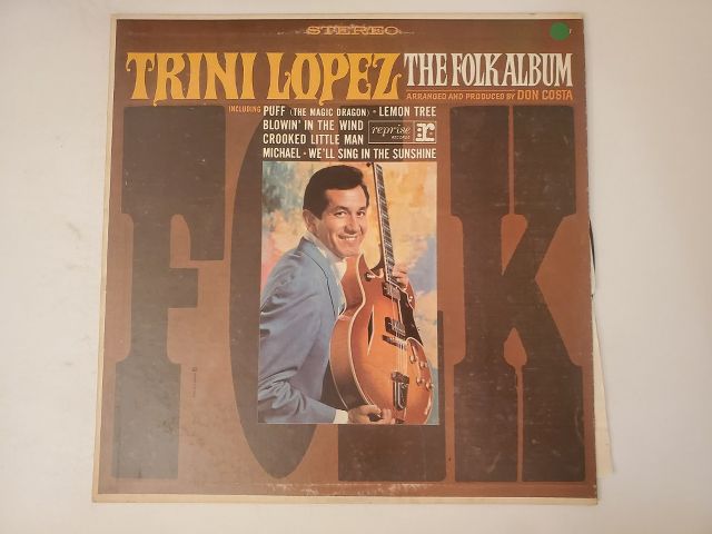 Trini Lopez The Folk Album vinyl record