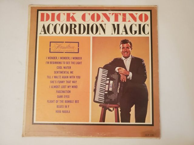 Dick Contino Accordion Magic vinyl record