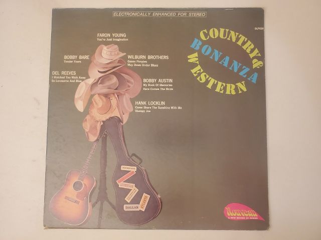 Various Artists Country & Western Bonanza vinyl record