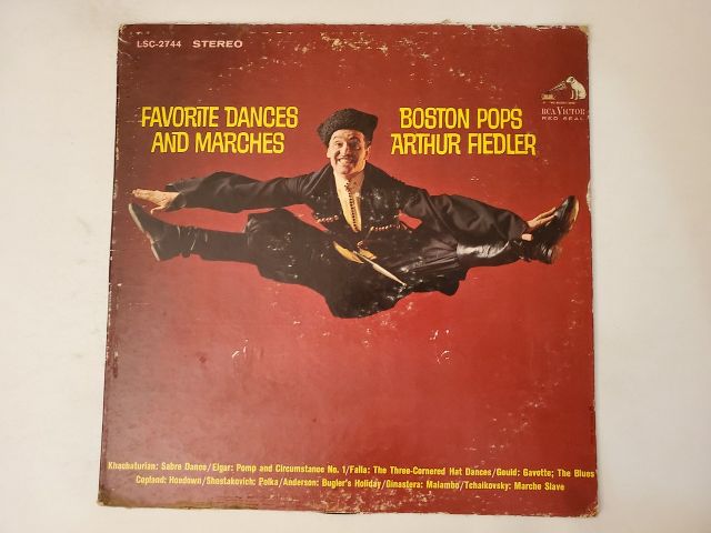 Arthur Fiedler & Boston Pops Favorite Dances and Marches vinyl record