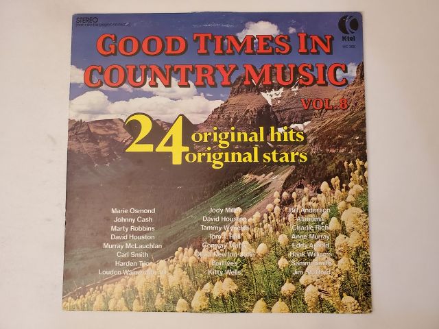 Various Artists Good Times in Country Music Vol. 8 vinyl record