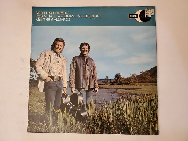 Robin Hall and Jimmie MacGregor with The Galliards Scottish Choice vinyl record