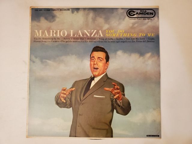 Mario Lanza You Do Something to Me vinyl record